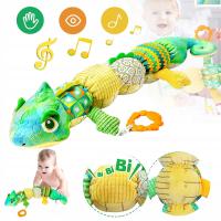 MUZYCZNA PLUSZOWA ZABAWKA Z 4 DŹWIĘKI DLA NIEMOWLĄT 0-6 MIESIĘCY, PREZENTY