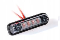 Lampa obrysowa LED FT-081 C do przyczepki przyczepy naczepy tylna czerwona