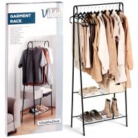 Stojak WIESZAK stojący podłogowy metalowy garderoba na ubrania odzież półka