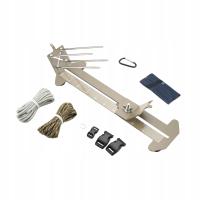 Paracord Bransoletka Jig Kit DIY Wristband Maker Paracord Bransoletka Maker Khaki