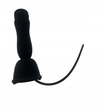 Wibrująca zatyczka do cewki moczowej, 18,6 cm, silikon, 10 trybów