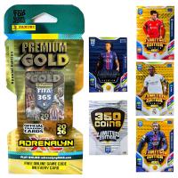 BLISTER PREMIUM GOLD FIFA 365 2026 ФУТБОЛЬНЫЕ КАРТЫ PANINI LIMITED ЗОЛОТЫЕ