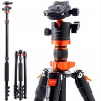 STATYW MONOPOD FOTOGRAFICZNY K&F 175CM GŁOWICA K254A3 SA254M2 KF09.089 V1 + Etui case na narzędzia do naprawy zegarków lub innych narzędzi