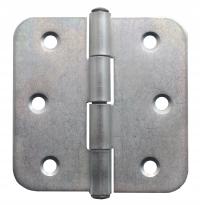 Строительная петля плетеная для двери калитки 75x75 серебристая фиксированная