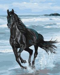 Живопись по номерам с рамкой лошадь живопись по номерам ARTNAPI