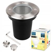 Светодиодный светильник GU10 для сада, круглый