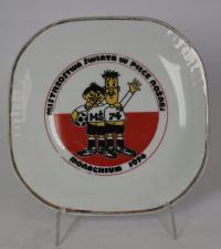 ANK PORCELANOWY TALERZ WAWEL MISTRZOSTWA W PIŁCE NOŻNEJ MONACHIUM 1974