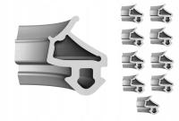 10MB S-1127 серые оконные уплотнения оконное уплотнение для окна окна VEKA