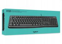 Клавиатура Logitech K120 проводная USB 1,5 м Черная