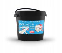 Masa asfaltowa hydroizolacyjna IZOPLAST B 6kg izoluje ławy, fundamenty