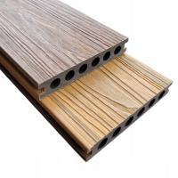 Современный образец злотый дуб / деревенский 1шт террасная композитная доска.