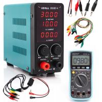 2× Zasilacz laboratoryjny Yihua ZESTAW-7A82-44013 300 W 0-10 A 0-30 V