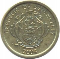 Seszele 1 Cent 2004 Mennicza (UNC)