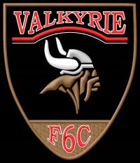 Naszywka dla fanów Honda Valkyrie F6C głowa haftowana z termofolią