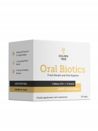 NATURALY PROBIOTYK ŚWIEŻY ODDECH ZDROWE ZĘBY ORAL BIOTICS GOLDEN TREE 2 szt