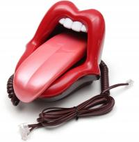 Red Lips Telefon stacjonarny Gone usta Mini Tel