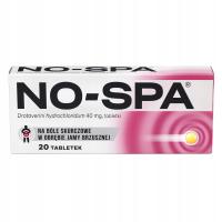 No-Spa 40 мг от боли в животе 20 таблеток