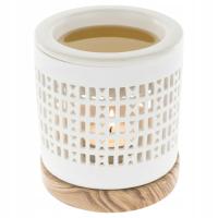 KOMINEK ZAPACHOWY 11 CM CERAMICZNY BIAŁY DO OLEJKÓW ETERYCZNYCH WOSKU