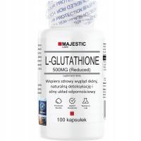 L-GLUTATHIONE 100 kaps. - 500MG - L-glutation zredukowany 98%+ DETOX