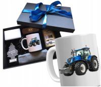 Zestaw prezent kubek dla rolnika kierowcy NEW HOLAND gadżety traktor