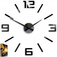 Настенные часы SILVER XL черный 60см-интересно