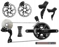 SHIMANO kompletna grupa szosowa 105 Di2 2x12 R7100