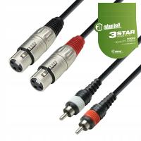 Kabel RCA - XLR Adam Hall K3TFC0100 1 m