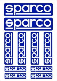 Набор наклеек Sparco logo 10шт
