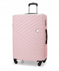 Walizka Duża Podróżna Na Kółkach Na Bagaż ABS PUCCINI Różowa ABS027A-3C