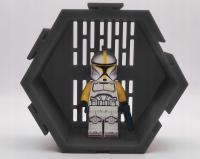 Modułowy ekspozytor podstawka dla minifigurki LEGO - hexagon