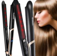 Выпрямитель для волос инфракрасная ионизация вращает волосы 2в1 Pro KAMEI
