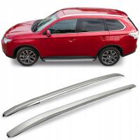 MITSUBISHI OUTLANDER III GF 2015-2021 ПОСЛЕ ФЕЙСЛИФТИНГА СЕРЕБРЯНЫЕ РЕЙЛИНГИ НА КРЫШЕ