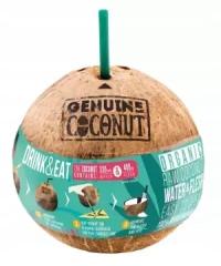 Ekologiczny Kokos ze Słomką 950g - GENUINE COCONUT