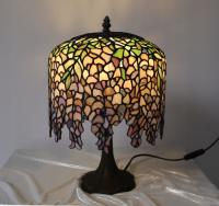 Lampa stołowa witrażowa Tiffany Wisteria 40 cm