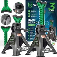 Podpory podpórki kobyłki warsztatowe samochodowe mocne 2 sztuki 3T Wuber