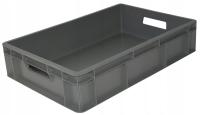 Pojemnik transportowy Artech plastikowy szary 600x400x130 mm