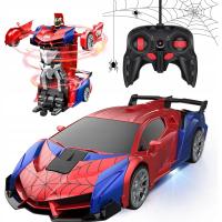 SAMOCHÓD ROBOT SPIDER ZDALNIE STEROWANY R/C 2W1 ŚWIATŁO DŹWIĘK