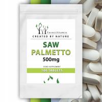 Saw Palmetto 500mg 100tabs PALMA SABAŁOWA LIBIDO PROSTATA VEGE