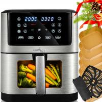 ВОЗДУШНАЯ ФРИТЮРНИЦА AIRFRYER БОЛЬШАЯ ЧАША С КОЗЫРЬКОМ LEHMANN