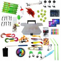 PREZENT NA ŚWIĘTA SKRZYNKA WĘDKARSKA 620 AKCESORIA PRZYNĘT KOMPLET GRATIS