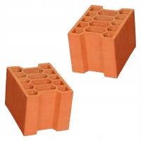 Bloczek ceramiczny TERMOTON 25cm AKU (akustyczny) pustak klinkier murowanie