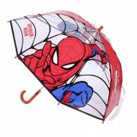 Spiderman Web-Slinger dziecięcy przezroczysty parasol