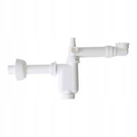 СИФОН ДЛЯ УМЫВАЛЬНИКА БЕЛЫЙ ПОЛУСИФОН ДЛЯ УМЫВАЛЬНИКА JANO
