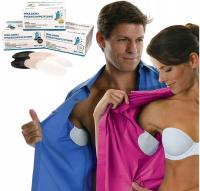 WKŁADKI PRZECIWPOTOWE ANTYPOTOWE POD PACHY 60 szt CZARNE OBUSTRONNE