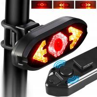 Велосипедный светильник с поворотным сигналом, задний светильник для велосипеда, светодиодный светильник с поворотным сигналом