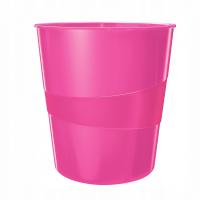 Корзина для мусора Leitz Wow 15l розовый