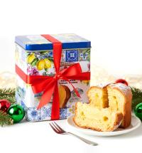 Валентино Панеттоне торт итальянский лимон металлическая банка прекрасный подарок