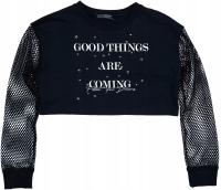 Top dziewczęcy SELECT Girl czarny 140-146, 10-11 lat