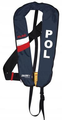 KAMIZELKA RATUNKOWA PNEUMATYCZNA AUTOMATYCZNA 170N POLSKA POL REGATOWA