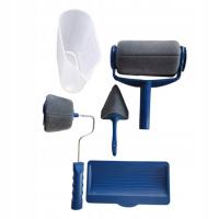 Zestaw wałków malarskich, pędzli, flokowanych krawędzi sufitów, DIY, dekoracyjne narzędzia domowe, 5 szt.